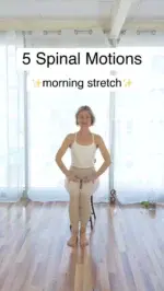 Save this video for your mornings and your spine will thank you! ✨ These 5 spinal motion exercises improve mobility, reduce stiffness, and feel amazing. #spinalhealth #mobilitymatters #astoriapilates #astorialife #perfectposturepilates #gyrokinesis #spinalmotions